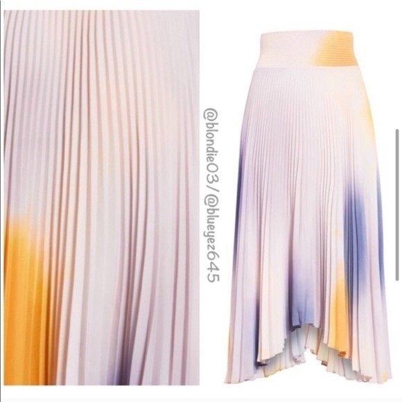 A.LC. “Sonali” dip dye shark bite hem skirt M - Picture 4 of 7